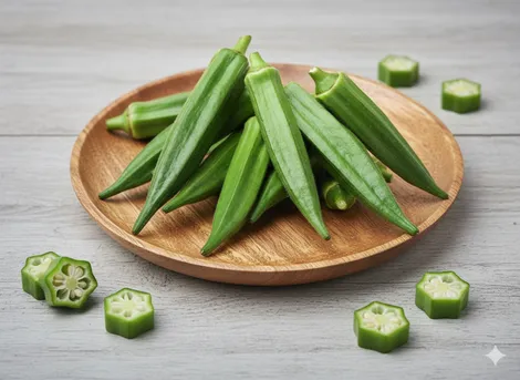 Organic Lady Finger - Net Qty: 250 g